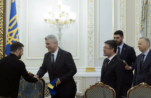Bakan Bolat, Zelenskiy'le görüştü