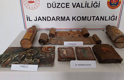 Düzce'de tarihi eser kaçakçılığı operasyonu