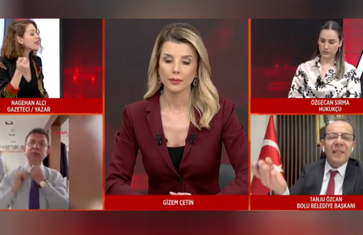 Canlı yayında büyük kavga! Tanju Özcan ve Nagehan Alçı birbirine girdi