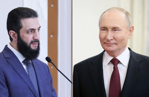 Rusya Devlet Başkanı Putin'den Suriye Cumhurbaşkanı Şara'ya destek mesajı