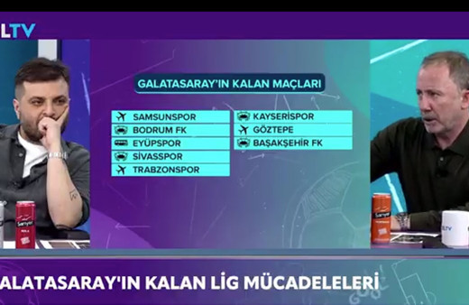 Sergen Yalçın, Galatasaray iddiası: Kalan 8 maçın net söylüyorum...
