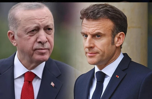 Cumhurbaşkanı Erdoğan Macron ile görüştü