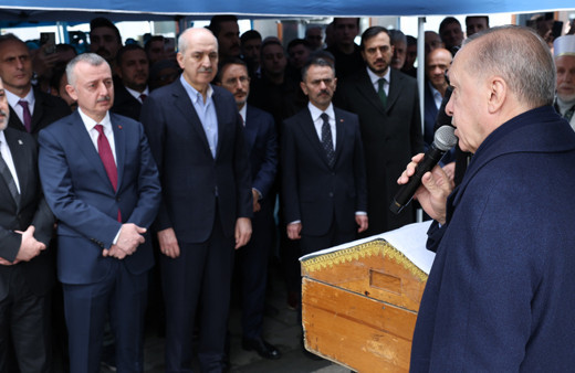 Cumhurbaşkanı Erdoğan, Burhan Abiş'in cenaze törenine katıldı