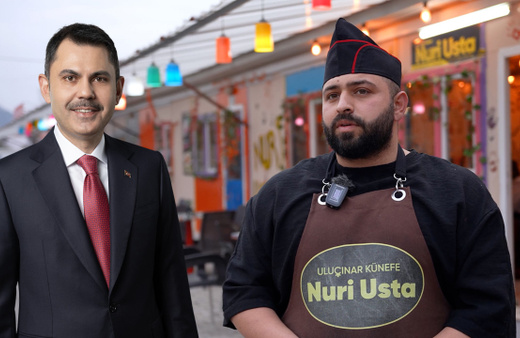 Tarihi Uzun Çarşı yeniden ayağa kalkıyor! Bakan Kurum, bayramda Hataylı künefe ustasının hikayesini paylaştı