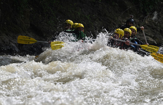 Melen Çayı'nda rafting sezonu açıldı