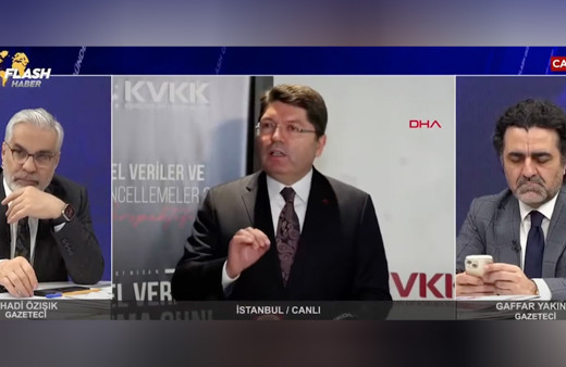 Halk TV'de skandal! Adalet Bakanı Yılmaz Tunç konuşurken yayını apar topar neden kestiler?