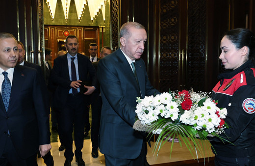 Cumhurbaşkanı Erdoğan, Bakan Yerlikaya ve Türk Polis Teşkilatı heyetini kabul etti