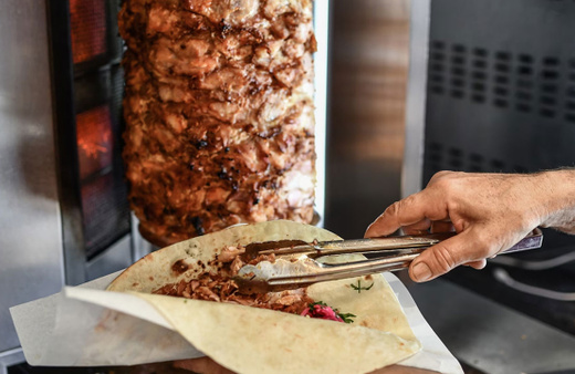 Samsun'da tüketime uygun olmayan döner imha edildi