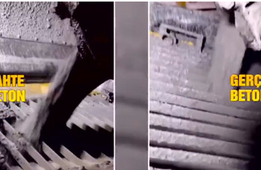 İstanbul'da 13 katlı bina için dökülen hazır beton hileli çıktı