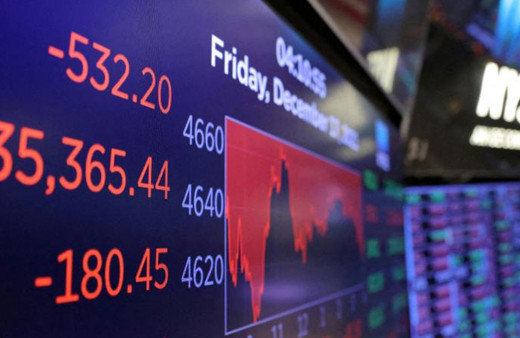 New York borsası rekor düşüşle kapandı