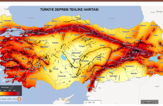 AFAD 2025 yılı deprem haritasını yayınladı işte fay hattına uzak güvenli iller