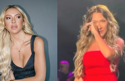 Hadise'nin duygusal anları: Sahnede gözyaşlarını tutamadı