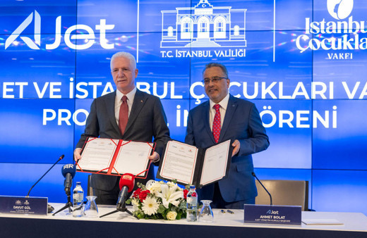 AJet ile İstanbul Çocukları Vakfı arasında dev imza