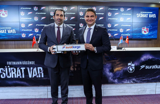 Trabzonspor'un resmi kargo taşıma sponsoru Sürat Kargo oldu