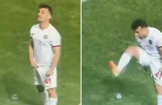 Burak Süleyman'dan Amedspor tribününe olay hareket! Ayağının halini paylaştı