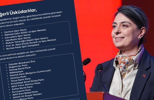 İstanbul Üsküdar'da gece buralar açık Sinem Dedetaş yiyecek içecek de var diyor