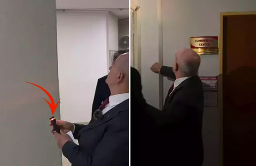 Karpuz mu o dayı? Belediye Başkanı Hasan Akgün'ün bina kontrolü dile düştü