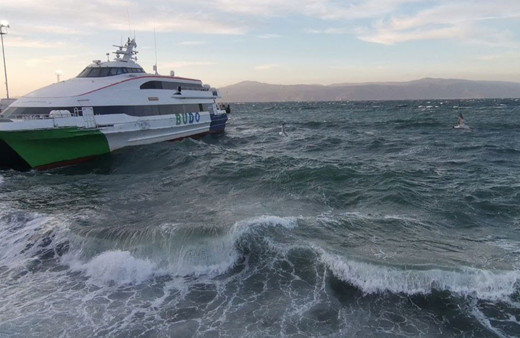 BUDO'nun bazı seferleri olumsuz hava koşulları nedeniyle iptal edildi