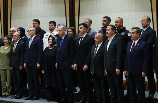 Cumhurbaşkanı Erdoğan, işçi ve işveren temsilcilerini kabul etti