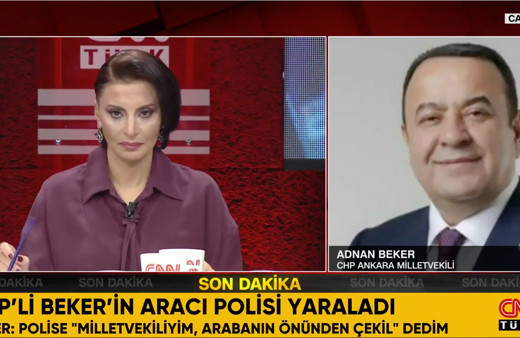 Hande Fırat ve CHP milletvekili Adnan Beker'in CNN'deki araba kavgası olay