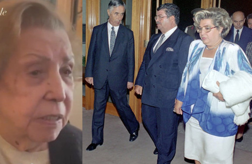 Semra Özal'ın son haline bakın! Turgut Özal'ın 91 yaşındaki eşinin görüntüleri