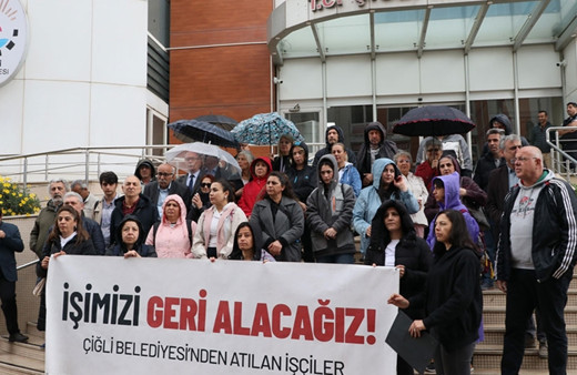 İzmir'de işten çıkartılınca CHP Genel Merkezi'ne yürüyüş başlatan işçiler Eskişehir'e ulaştı