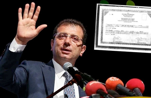 Ekrem İmamoğlu'nun diplomasını sildiler yüksek lisans diplomasını unuttular