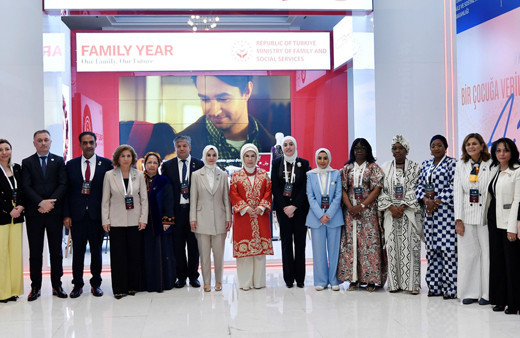 Emine Erdoğan "Uluslararası Aile Forumu"nun kapanış programına katıldı