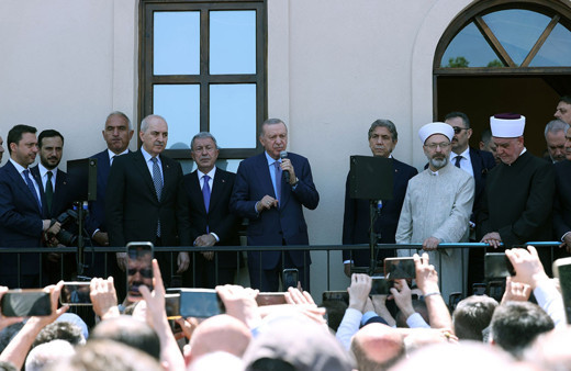 Cumhurbaşkanı Erdoğan, Gümrükçü İshak Ağa Camii'nin açılışını gerçekleştirdi