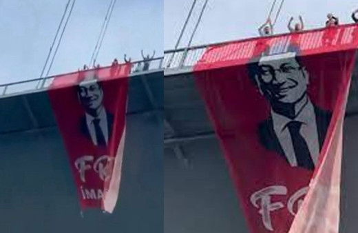 15 Temmuz Şehitler Köprüsü'ne Ekrem İmamoğlu pankartı asılmasına soruşturma