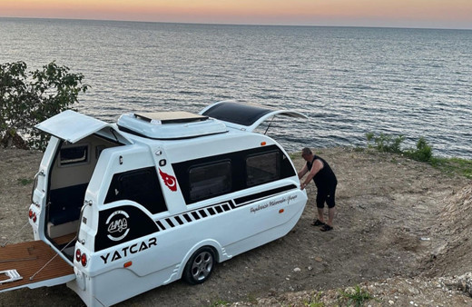 Yaptıkları karavan suya girince yat oluyor! Dünya sıraya girecek fiyatı da güzel