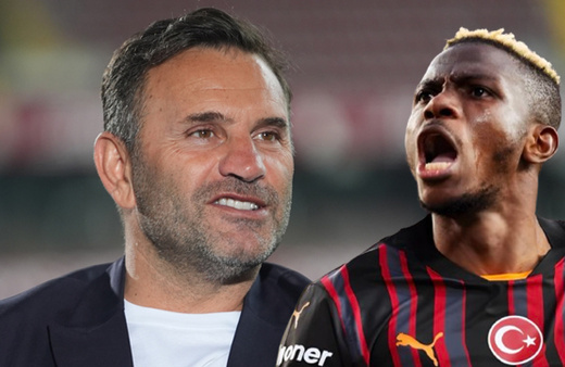 Galatasaray'da Okan Buruk'tan Victor Osimhen açıklaması
