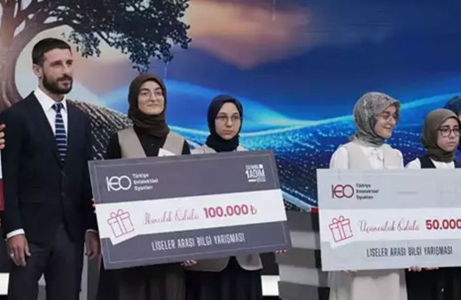 TEO Liseler Arası Bilgi Yarışması'nın kazananları belli oldu