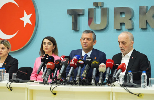 Özgür Özel'den Türk-İş ve Hak-İş'e asgari ücret zammı için ziyaret