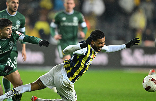 Fenerbahçe, sahasında Konyaspor'u 2-1 mağlup etti