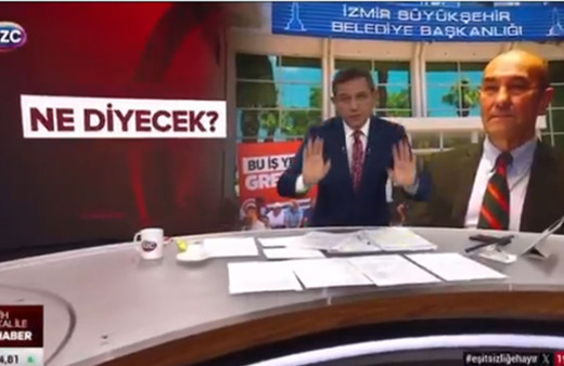 Fatih Portakal İzmir'de grev yapan işçileri savundu, suçu Tunç Soyer'de buldu
