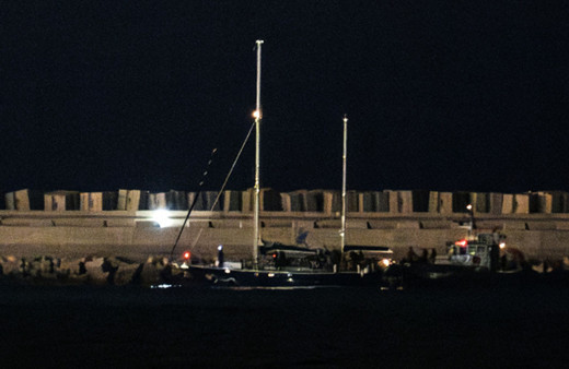 Gazze yardımı taşıyan "Madleen" gemisi Aşdod'a götürüldü