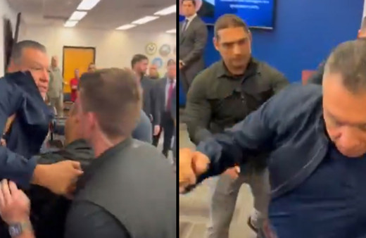 ABD’de şok gözaltı: Senatör Alex Padilla ters kelepçeyle yere yatırıldı