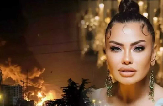 Şarkıcı Lara, İran'da savaşın ortasında kaldı