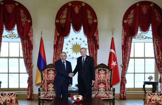 Cumhurbaşkanı Erdoğan, Paşinyan'ı kabul etti