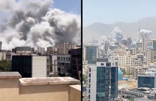 İsrail gündüz vakti saldırdı! Tahran'da patlamalar oluyor cezaevi de vuruldu ve...