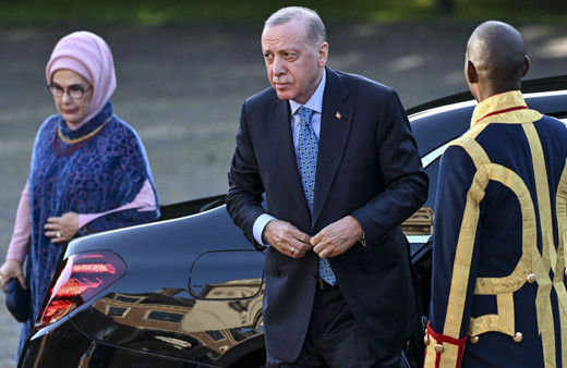 Cumhurbaşkanı Erdoğan, NATO liderleri onuruna verilen yemeğe katıldı