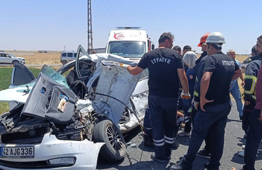 Mardin'de otomobil ile beton mikseri çarpıştı! Feci kazada 2 kişi öldü