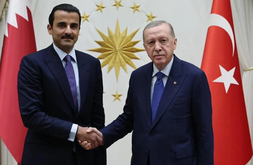 Cumhurbaşkanı Erdoğan, Katar Emiri ile görüştü!
