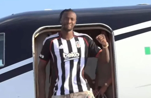 Beşiktaş'ın yeni forveti Tammy Abraham İstanbul'da