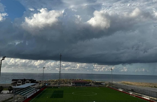 Karadeniz'de İnebolu Limanı açıklarında 3 ayrı hortum oluştu