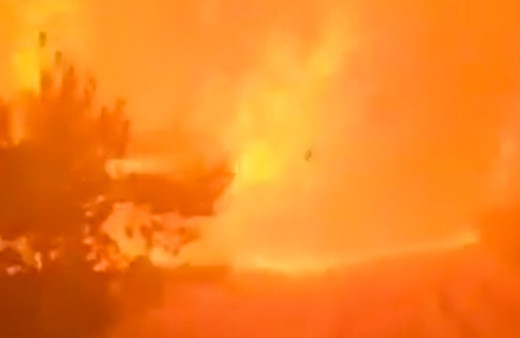 Buca'da orman yangınında kaydedildi: Burası cehennem oldu hakkınızı helal edin