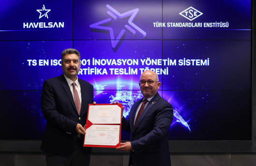 HAVELSAN "TS EN ISO 56001 belgesi" alan ilk yazılım şirketi oldu