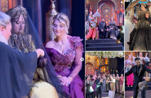 Kadir Ezildi eşi Gamze Ezildi'ye kına gecesi yaptı kurtlarını döktü