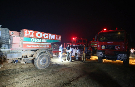 Uşak'ta orman yangını kontrol altına alındı! Hasar drone ile görüntülendi...